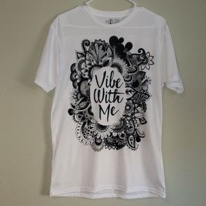 Black and white summer tshirt